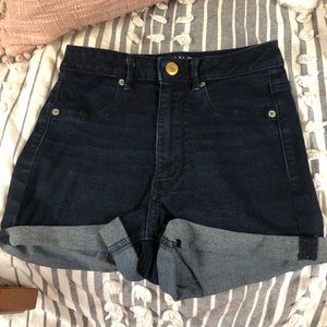 high waisted american eagle shorts